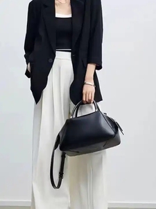 Sac à main en cuir pour femme, nouvelle collection 2025, design 2026, sac bandoulière simple pour femme - Product Image 5
