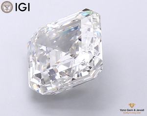 เพชร CVD ผลิตในห้องปฏิบัติการ สี F ความสะอาดระดับ VS1 พร้อมใบรับรอง IGI น้ำหนัก 1.50 กะรัต รูปทรง Asscher สำหรับเครื่องประดับงานแต่งงานสุดหรู - Product Image 6