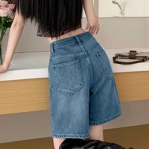 Shorts en jean pour femmes, shorts en jean vintage pour femmes, shorts en denim rétro, shorts en jean style coréen, shorts en denim style japonais - Product Image 2