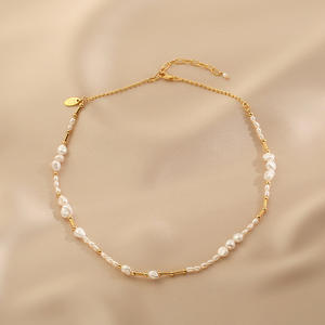 Collar de Perlas de Agua Dulce Estilo Barroco Retro Europeo Americano, Temperamento Femenino, Producto de Lujo, Categoría de Collares de Perlas - Product Image 1