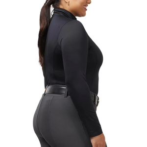 Breathable Horse Equestrian Shirt With <b>Long</b> <b>Sleeves</b> Horse Riding Women <b>Base</b> <b>Layers</b> Custom Design Show Shirts - Product Image 2