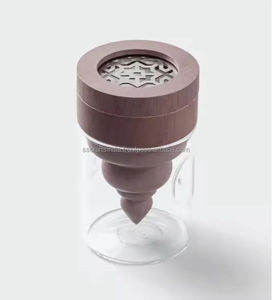 Premium Quality Lightweight <b>Wooden</b> Acrylic Bakhoor <b>Burner</b> for Home Fragrance Incense Holders Available for Sale Made in India - Product Image 1