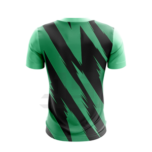 Camiseta Casual para Hombre, Tejido de Spandex/Poliéster, Cómoda, Corte Regular, Manga Corta, Diseño Tie-Dye para Uso Diario - Product Image 5