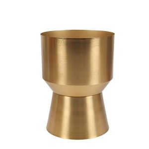 Maceta de metal repujado, decorativa, para interiores y exteriores, jardín, balcón, resistente al óxido, elegante diseño de contenedor para plantas - Product Image 4