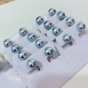 8-9mm Genuine Hemp Sunflower Style Seawater <b>Pearl</b> <b>Earrings</b> and S925 Silver Pendant Necklace Set Pure Silver - Product Image 3