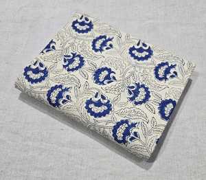 Tissu en coton imprimé à la main avec motifs de blocs en bois indiens, idéal pour la décoration intérieure – Fournisseur direct d'usine - Product Image 3