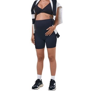Conjunto Deportivo de 2 Piezas para Mujer, Cintura Alta, Secado Rápido, Alta Elasticidad, Bra Deportivo y Pantalones Cortos para Yoga, Venta al Por Mayor Personalizada - Product Image 2
