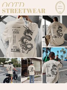 T-shirt imprimé surdimensionné pour homme, design personnalisé, coton lourd, streetwear, fabrication OEM, vente en gros - Product Image 6