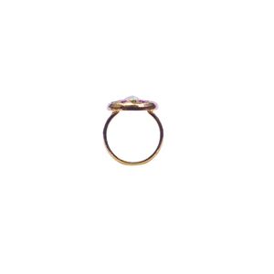 Wedding Wear 925 Sterling Silver Gold Plated Jewelry Opal Gemstone Women Wear Classic <b>Couple</b> <b>Ring</b> - Product Image 2