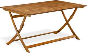 Premium Solid Wood Eco-Friendly Folding <b>Outdoor</b> Dining <b>Table</b> Set 4 Chairs Villa Hotel Patio Garden Restaurant Made Vietnam - Product Image 5