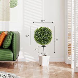 Piante Artificiali Verdi Milano 150cm Certificate UV Anti-UV Ignifughe Bonsai in Vaso per Pareti Verdi - Product Image 2