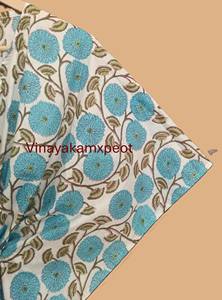 Vestido Midi Floral Transpirable de Alta Calidad, Ecológico y Hecho a Mano para Mujer, con Estampado Artístico de Girasoles en Azul Turquesa - Product Image 3