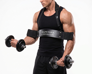 Rajputana Corporation Neoprene Arm Blaster Réglable pour l'entraînement, Ajustement Universel, Robuste et Puissant - Product Image 5