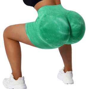 Shorts de yoga et de sport pour femme, taille haute, séchage rapide, compression, qualité supérieure, effet froncé aux fesses, doux, pour la gym et le lavage - Product Image 6