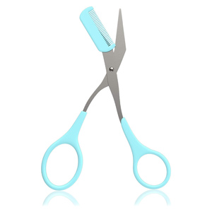 Tijeras para Cejas de Acero Inoxidable Sólido de Alta Precisión con Resorte, Venta al por Mayor - Product Image 2