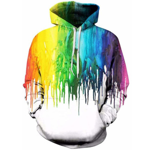เสื้อฮู้ดมัดย้อมแฟชั่นแบบสวมหัวโอเวอร์ไซส์ - Product Image 4