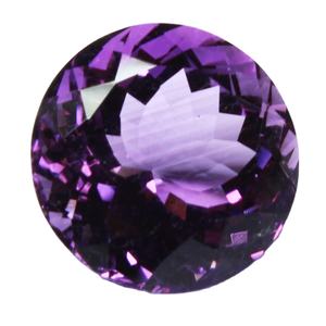 พลอยสีม่วงธรรมชาติขนาดฟรีไซส์กลมอัญมณีหลวมเจียระไนแบบแฮนด์เมดสำหรับทำเครื่องประดับ - Product Image 4