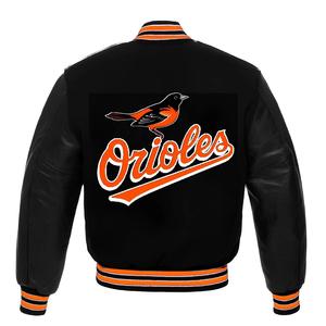 Chaqueta Unisex Orioles Negra con Cuello Alto y Logotipo Frontal - Product Image 2