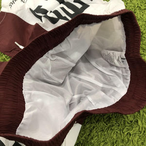 Ensemble coupe-vent en nylon personnalisé pour homme avec logo, veste zippée et short, motif uni, deux pièces pour l'automne - Product Image 2