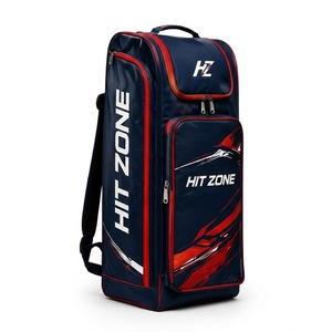 Hit Zone Cricket Kit Bag Large Storage Durable Sports <b>Backpack</b> Multi Pocket <b>Training</b> Match Travel Gear - Product Image 3