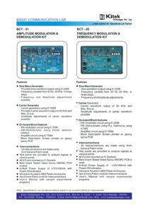 Modulación de frecuencia/demodulación entrenador de comunicación/entrenador de laboratorio de comunicación - Product Image 5