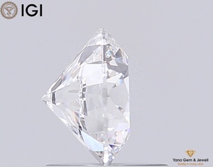 Elegante Obra Maestra, Claridad VVS1, Color D, 11.04 mm, con Certificado IGI, Diamante Cultivado en Laboratorio CVD, Forma Redonda, 5.01 Quilates para Anillo - Product Image 4