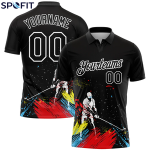 Nueva llegada, camisetas polo sublimadas transpirables para hombre, las más vendidas, a un precio razonable, camiseta polo personalizada para hombre. - Product Image 2