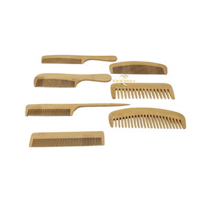 Peigne en bambou à dents larges pour coiffer les cheveux bouclés, épais et longs - Product Image 5