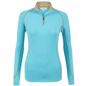 Vêtement de base pour l'équitation pour femmes, manches longues, respirant, polyester et élasthanne, logo et couleur personnalisés, séchage rapide, vente en gros - Product Image 4