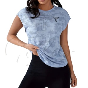 Camiseta Deportiva Lisa para Mujer, Personalizable, de Color Sólido, de Secado Rápido y Transpirable, en Oferta - Product Image 1