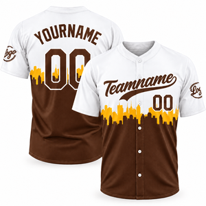 Maillot de baseball personnalisé sublimé à deux boutons, ensemble complet, vente en gros, design Lion, uniforme d'équipe, pour hommes adultes, softball, anti-humidité - Product Image 2