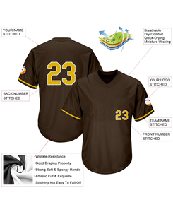 Camisetas de Béisbol Personalizadas de Alta Calidad para Hombre, Transpirables, 100% Poliéster, con Logotipo Frontal, Cuello en V, Precio Económico al por Mayor, MOQ Bajo - Product Image 5
