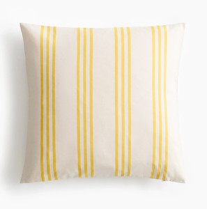 New Arrival Farmhouse Square Striped 100% Cotton Washable <b>Throw</b> Pillow <b>Cover</b> with Zipper Closure for Home Decor - Product Image 6