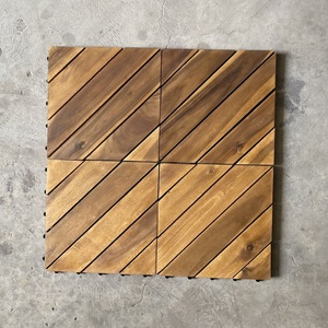กระเบื้องปูพื้นไม้อะคาเซียกันน้ำสำหรับใช้งานกลางแจ้งในร่ม - Product Image 4