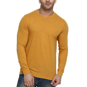 Camiseta de Hombre Más Vendida, Calidad Premium, 100% Algodón, Color Sólido, Suave, Transpirable, Uso Diario Informal - Product Image 1