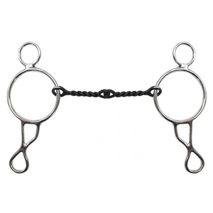 Bocado para Caballo de Acero Inoxidable de Alta Calidad, Tipo Wonder Bit de 5 Pulgadas, con Boca Retorcida de Acero Azulado, Premium para Control Ecuestre - Product Image 1