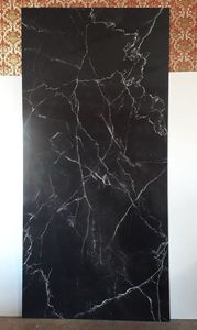 Dark Black Glazed Vitrified Tiles with Golden Veins Full Black Porcelain Tiles in 600x1200MM Size Elegant Commercial Interior - Product Image 3