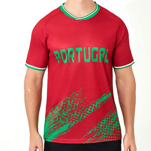 เสื้อฟุตบอลดีไซน์ใหม่สั่งทำพิเศษ ขาสั้น ระบายอากาศ แห้งเร็ว ผ้าโพลีเอสเตอร์ 100% พิมพ์ลายดิจิทัล สำหรับผู้ใหญ่ชาย สีสั่งทำได้ - Product Image 3
