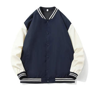 Chaqueta de béisbol nueva, estilo bomber, deportiva, informal, universitaria, para hombre. - Product Image 3