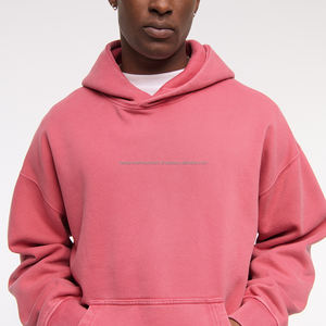 Hombres de alta calidad al por mayor sudaderas con capucha de algodón para los hombres baratos en blanco 100% algodón Unisex personalizado Sudadera con capucha de impresión - Product Image 5