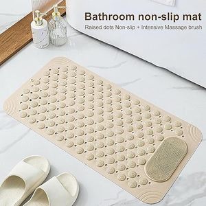 Alfombrilla de Ducha Plegable de Lujo Personalizada, Alfombrilla de PVC para Bañera con Burbujas, Alfombrilla Antideslizante y Anti Fatiga para Bañera, Libre de BPA - Product Image 1