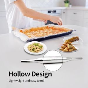 Best Seller Heavy-Duty Dough <b>Roller</b> with Comfort Grip Stainless Steel Rolling Pin for Pizza Pie Crust Cookies Pastry Tortillas - Product Image 3