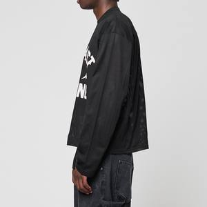 Jersey de Fútbol Americano Personalizado OEM, Estilo Urbano, Manga Larga, Micro Malla, 100% Poliéster, Impresión Serigráfica - Product Image 5