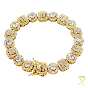 Fashionable Moissanite Diamond Necklace in 925 Sterling Silver with Brilliant Round <b>Cut</b> <b>Stones</b> <b>for</b> Retail Jewelry - Product Image 5