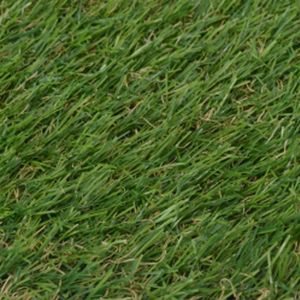 Gazon artificiel vert clair avec 2 nuances de vert foncé et marron, produit de qualité supérieure - Product Image 2