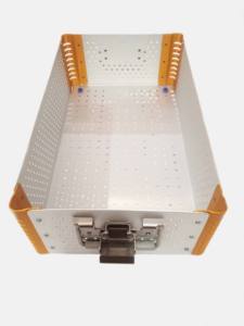 Caja de Esterilización de Acero Inoxidable para Instrumentos Quirúrgicos, Fuente de Alimentación Manual, Certificación CE ISO13485, Garantía de 2 Años, Venta al Por Mayor Directa de Fábrica - Product Image 5