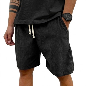 Mens Summer Floral <b>Woolen</b> Fabric High Waist Drawstring Closure Casual Comfortable Lightweight Eco-Friendly Quick Dry Gym Sports - Product Image 2