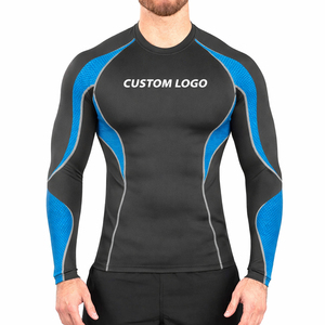 เสื้อรัดกล้ามเนื้อสำหรับผู้ใหญ่ คุณภาพดีที่สุด ราคาขายส่ง สำหรับ MMA, BJJ, ฟิตเนส, วิ่ง ออกกำลังกาย คอกลม พิมพ์ลายดิจิตอล ซักแล้ว แห้งเร็ว - Product Image 1