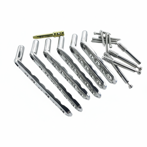 Bloqueado 135 °   Placas DHS + tornillos DHS de 12,5 mm + tornillos LCP de 5 mm (juego de 42 piezas) SS 316L - Product Image 1