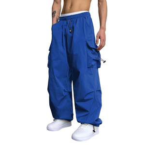 Wholesale Performance Cargo Pants <b>Trousers</b> Custom Logo and Design Comfortable Flexible Loose Fit Cargo Pants for Men - Product Image 1